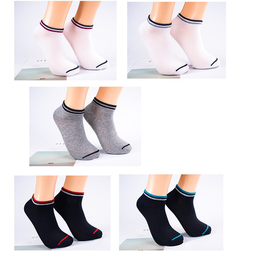 Đôi Tất Chân CỔ NGẮN SỌC Loại 1 V7 Dành Cho Bạn Gái