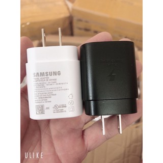 Củ sạc nhanh 25w cho samsung galaxy s8/s9/s8 Plus/S9 Plus/Note 8/Note 9/Note 10/Note 10 Plus