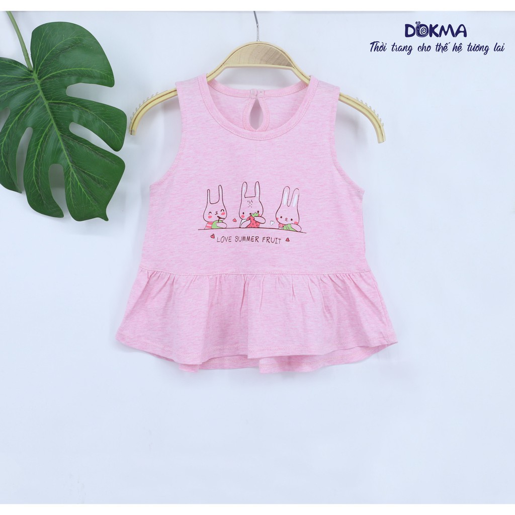 [DOKMA] Áo-váy sát nách (Ba lỗ) mẫu mới 2021 siêu mát-mềm ( Sz 9-36m)