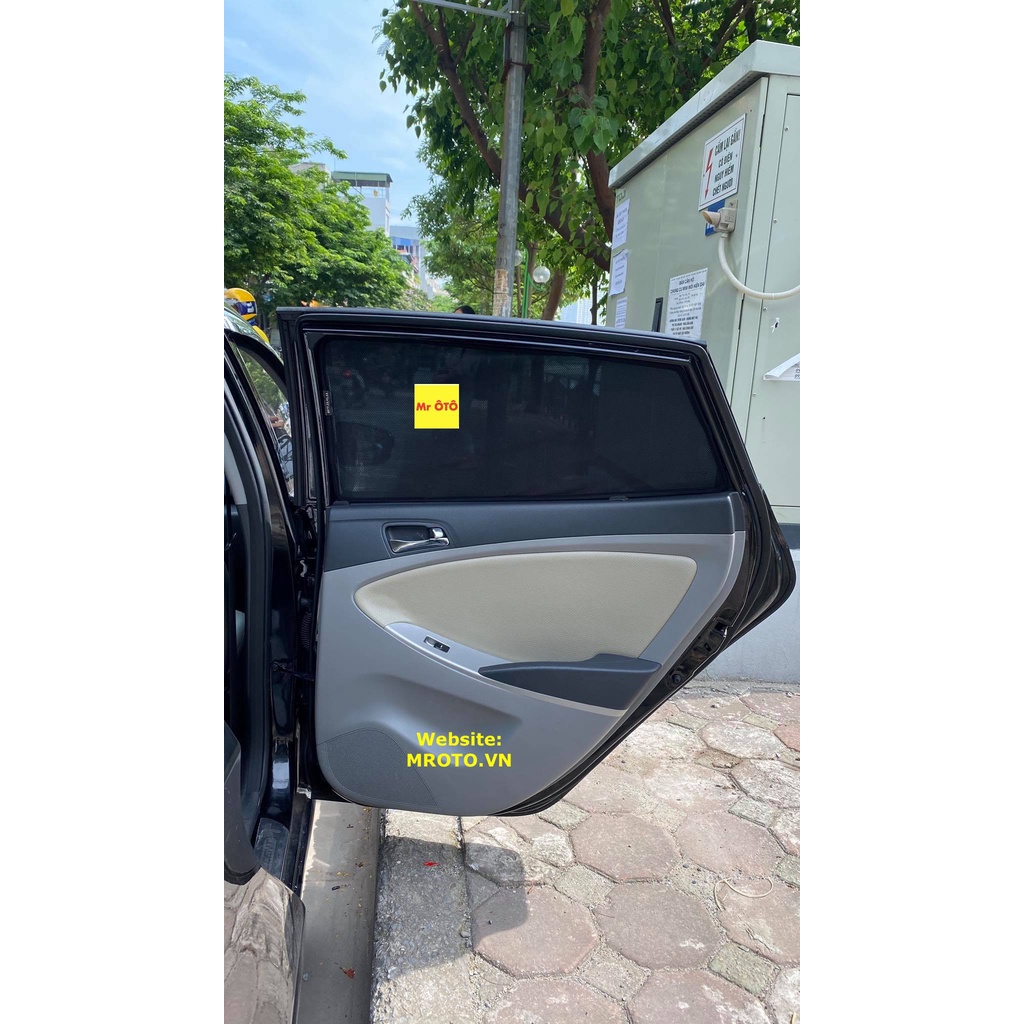 Rèm Che Nắng  Xe Hyundai Accent Hatback 2010-2016 chống UV Hàng Loại 1 MR.ÔTÔ -Bảo Hành 2 Năm