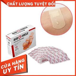 Băng dán vết thương cá nhân nhiều kích cỡ 100 miếng