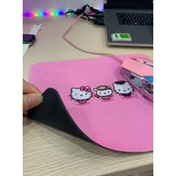 Lót Di Chuột HELLO KITTY Size 80*30cm - Pad Chuột Màu Hồng Dễ Thương