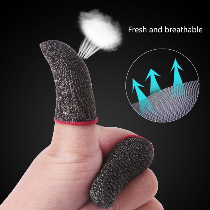 zzz L1 R1 Breathable Mobile Game Controller Finger Sleeve Touch Trigger for PUBG Mobile Rules of Survival Gatillos