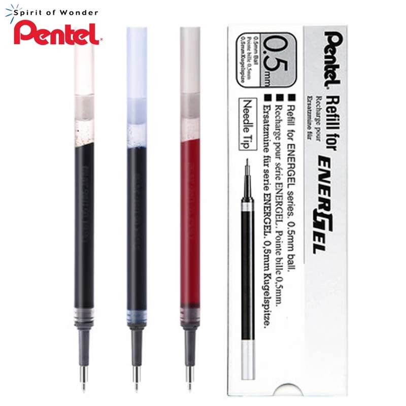 Ruột Bút Ký Nhật Bản Pentel Enegel Nhiều Màu LRN5 / LR7 / LR10 | 3 Màu Mực