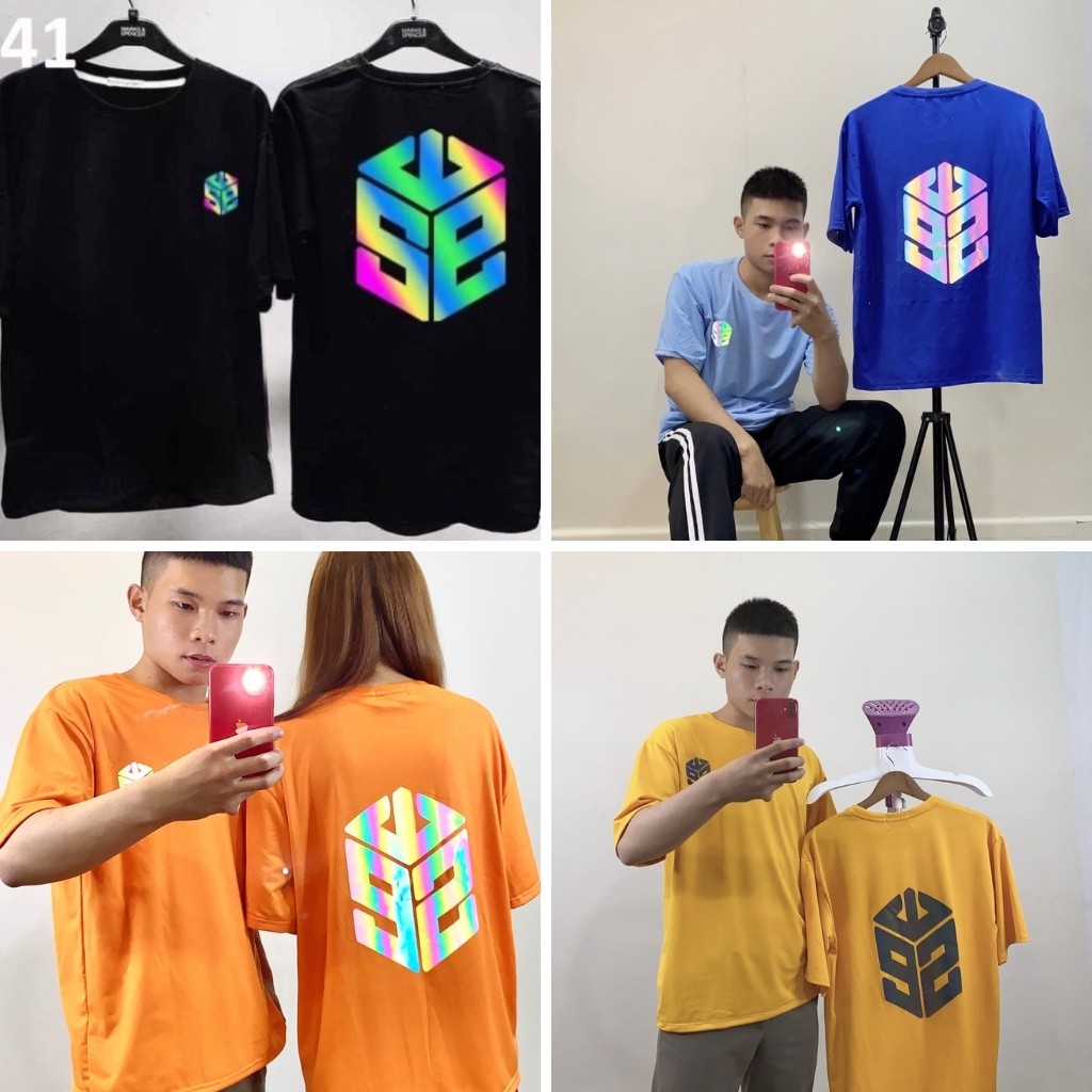 Áo Thun Phản Quang SWE form rộng unisex tay lỡ chất Cotton cao cấp freesize cho nam và nữ, co giãn thoải mái PQ32 4T | BigBuy360 - bigbuy360.vn