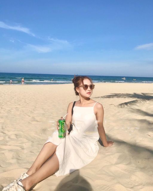 Đầm maxi hồng + trắng hở lưng