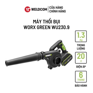 Máy thổi bụi cầm tay đa năng worx green wu230.9 dùng pin li-ion 20v