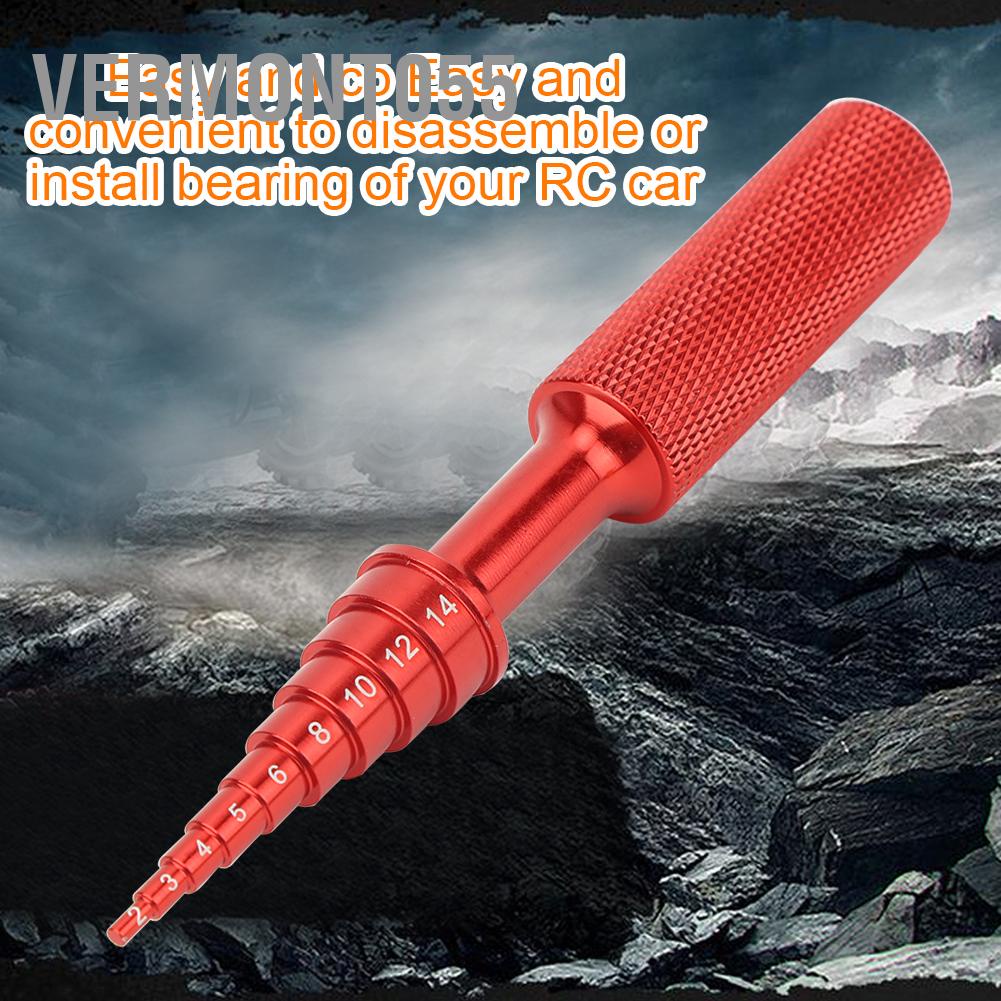 Vermont055 Aluminum Alloy RC Car Bearing Steering Hub Carrier Disassembly Removal Tool