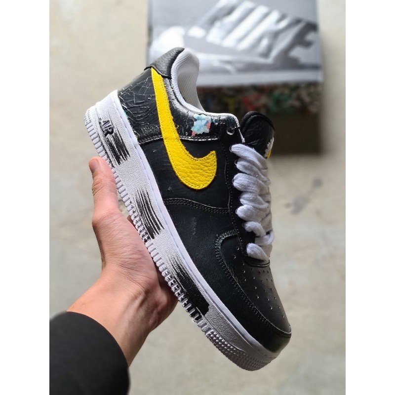 Giày Thể Thao Sneaker Nam Nữ Tróc Sơn Vệt Vàng