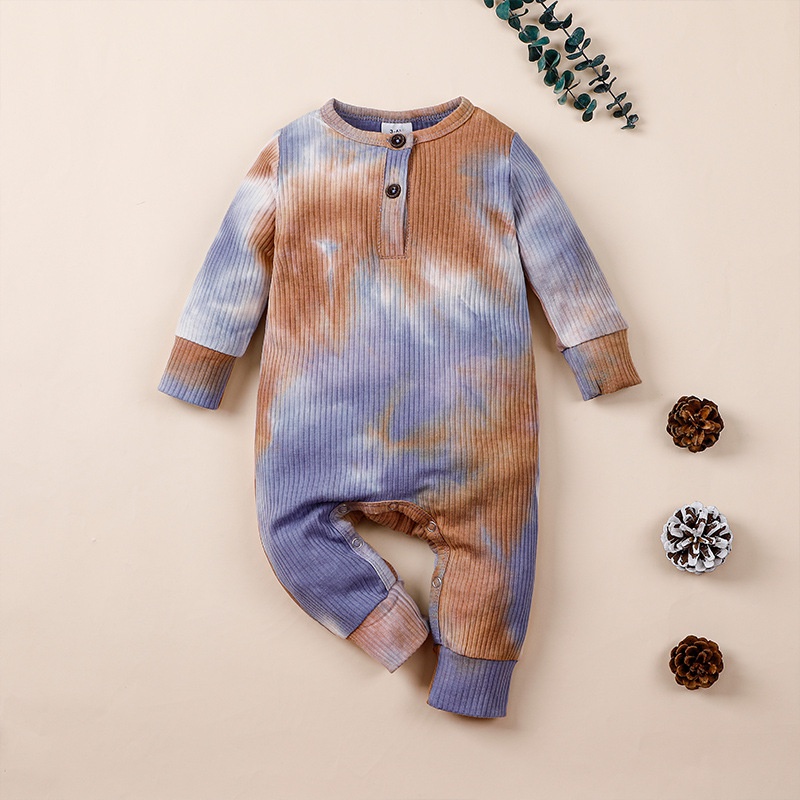 Body Tay Dài Cho Bé Trai Bé Gái Sơ Sinh 0-18 Tháng,Bodysuit Liền Thân Trần Bông Cho Bé