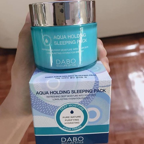 Mặt nạ ngủ cấp nước ngừa sạm da Cao cấp Hàn quốc Dabo Aqua Holding Sleeping Pack Hàn Quốc ( 80ml)