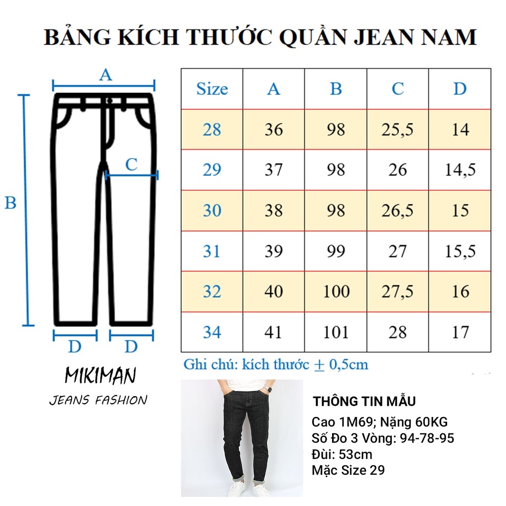 Quần Jean Nam Cao Cấp Đen Chỉ Nổi Không Ra Màu Form Slimfit Vải Dày Đẹp Co Giãn Tốt _ DJ10011
