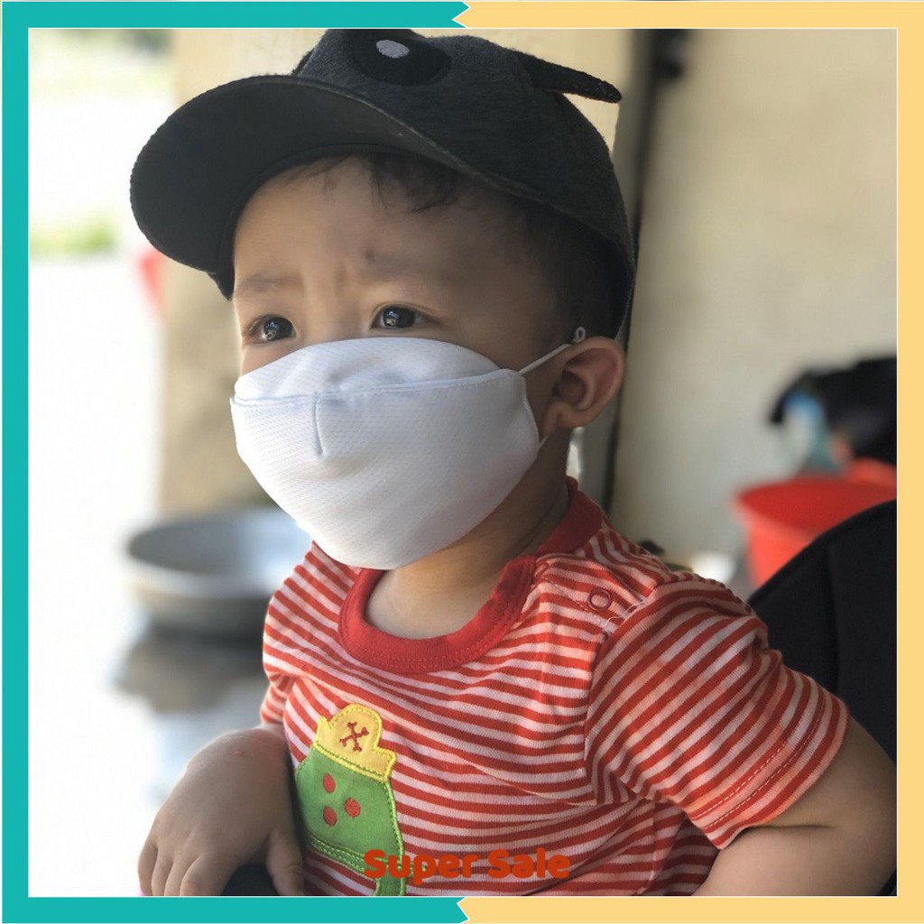 Khẩu Trang  Cho Bé Vải Kháng Khuẩn Protech Mask Chính Hiệu Cao Cấp Dùng Tốt Hơn KT Y Tế AC02-04-BB nguyenthuykieu_shop1