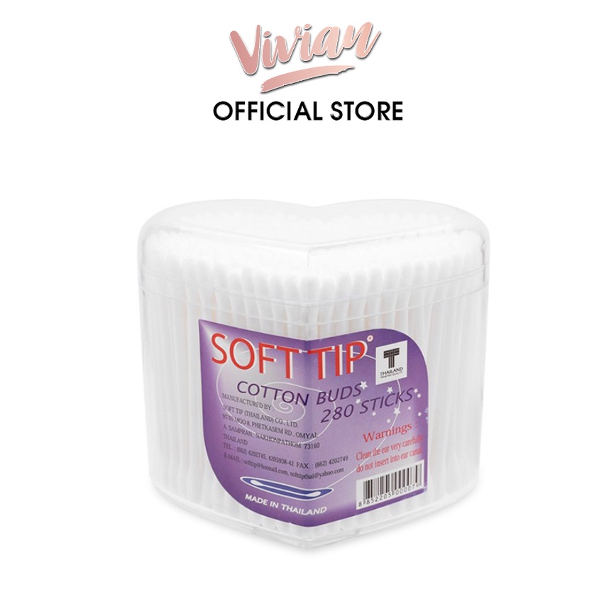 Tăm bông Soft Tip (280 que) (MP1773)