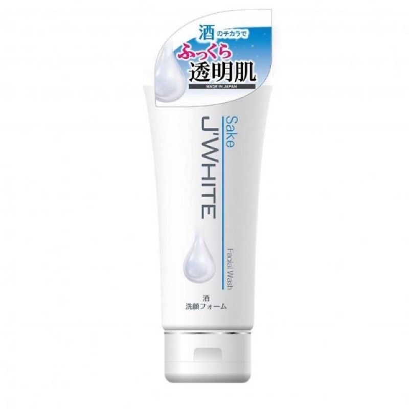 Sữa rửa mặt J’WHITE tinh chất Rượu SaKe (160g)