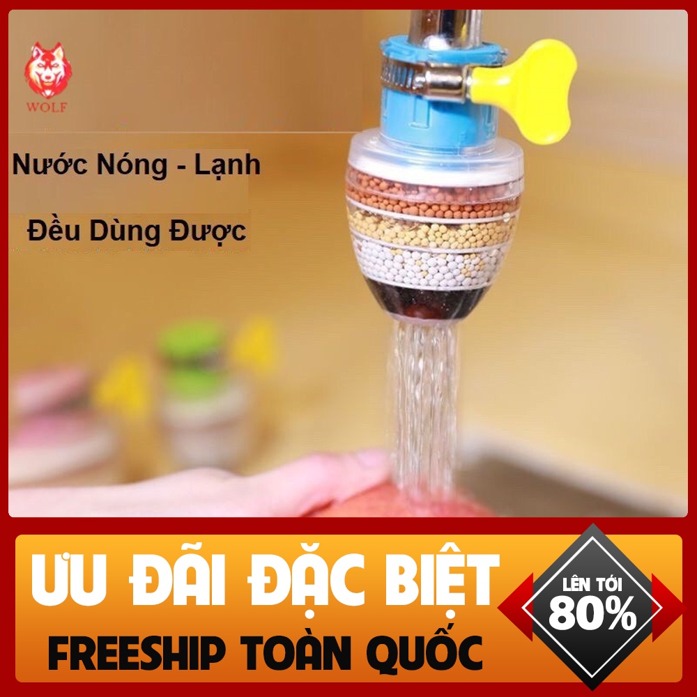 Đầu Lọc Nước Trực Tiếp Tại Vòi Gồm 6 Tầng Lọc Siêu Tiện Lợi - Thiết Kế Đa Năng Phù Hợp Với Tất Cả Loại Vòi