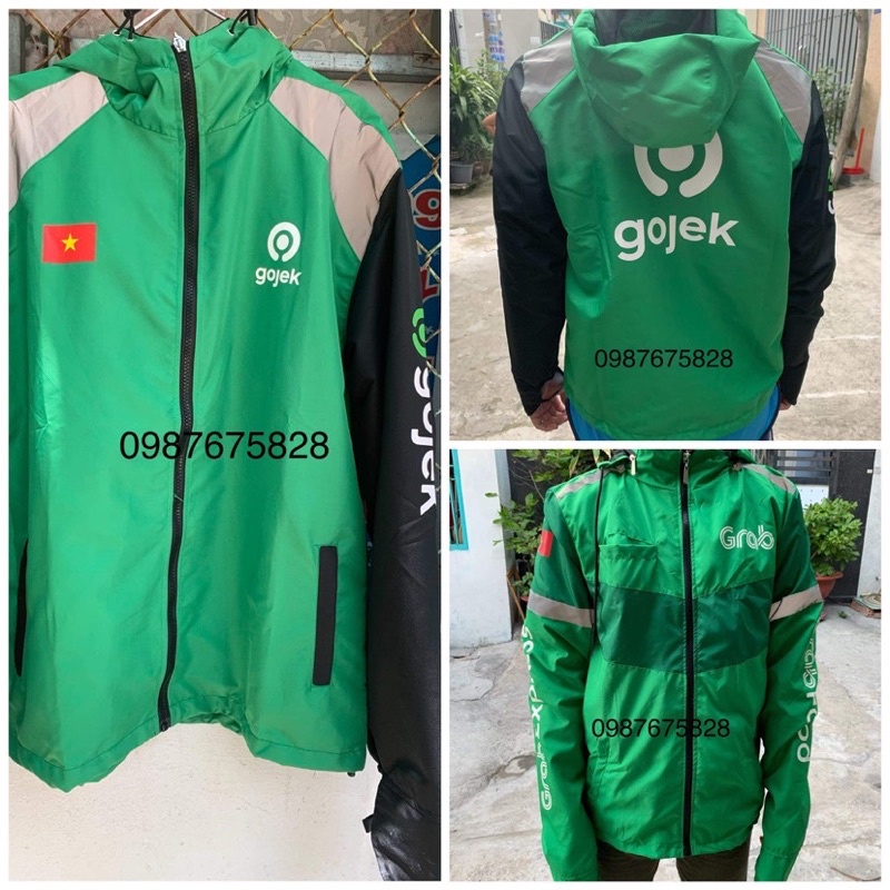 Áo khoác xe công nghệ đủ các hãng grabbb mới 100%