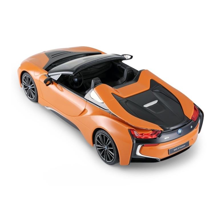 Mô hình xe BMW i8 Roadster điều khiển từ xa đồ chơi RC siêu xe ô tô mui trần Xinghui BMW oranges hãng Rastar cỡ lớn