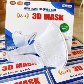 Hộp 50 Chiếc khẩu trang 3D mask Quyền Anh chính hãng
