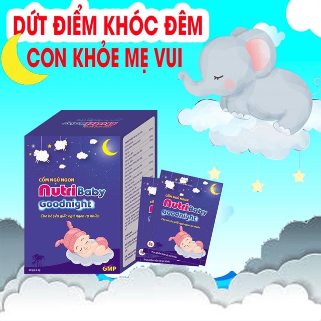 Cốm ngủ ngon nutribaby goodnight - cho bé yêu giấc ngủ ngon tự nhiên