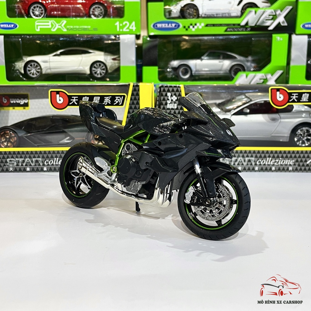 Mô hình xe mô tô Kawasaki H2R tỉ lệ 1:12 của hãng ALLOY