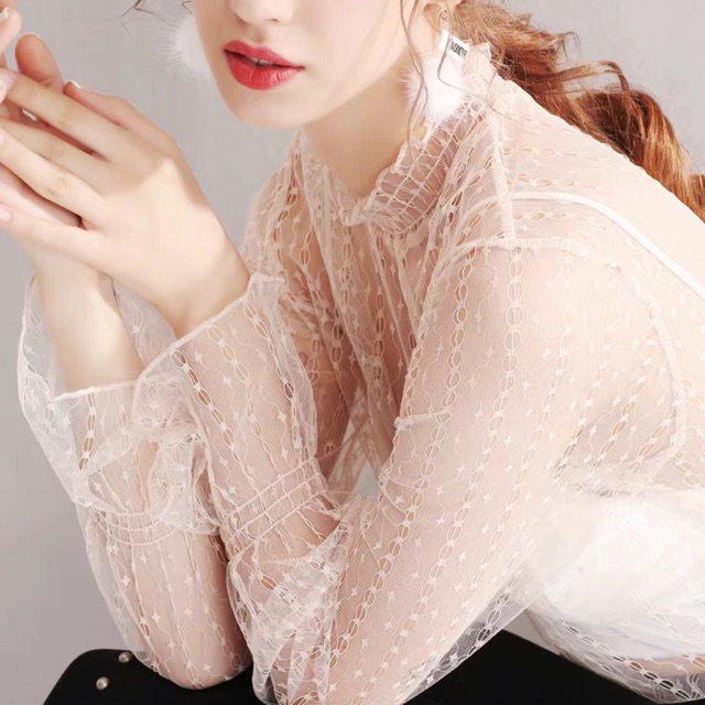 Áo ren lưới (k lót) MS2136