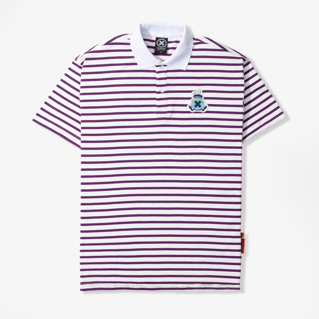 Áo Polo Collectors Dr.Bon Striped "Purple Ink"