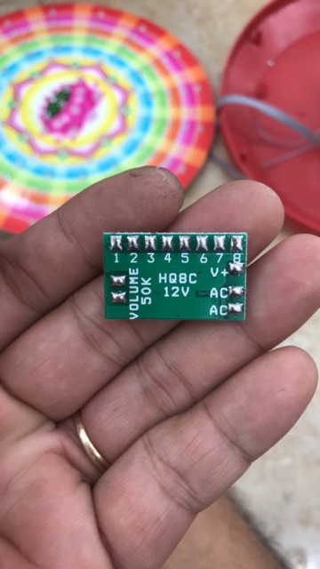 Set 5 Mạch hào quang 8 cổng 12v chương trình