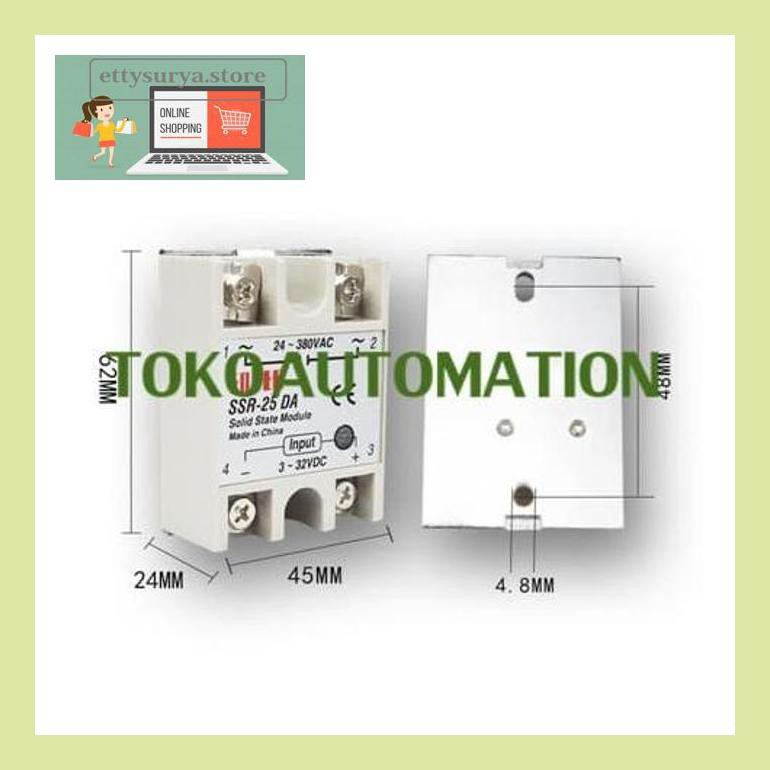 Rơ le rắn Etyhd0R5 Ssr-25Da Ssr 25Da Ssr25Da 25A Pn59 4N150Ityh