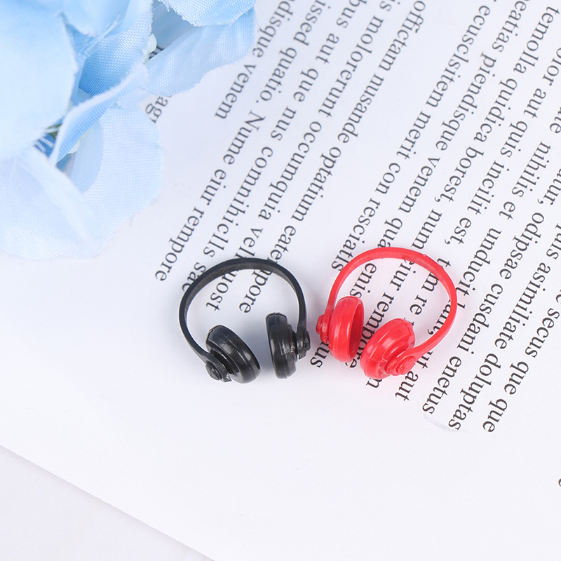 Set 2 Tai Nghe Không Dây Tỉ Lệ 1: 12 Trang Trí Nhà Búp Bê