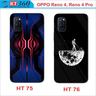 Ốp Lưng Kính OPPO Reno 4 ,Reno 4 Pro- in Theo Yêu Cầu