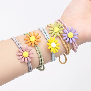 Dây buộc tóc hoa cúc chi nhiều màu siêu xinh ZIMI