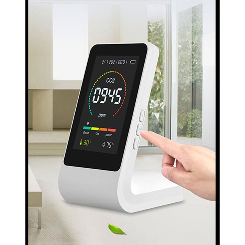 Máy Kiểm Tra Ô Nhiễm CO2 Không Khí CO2 3 Trong 1 Chất Lượng Cao