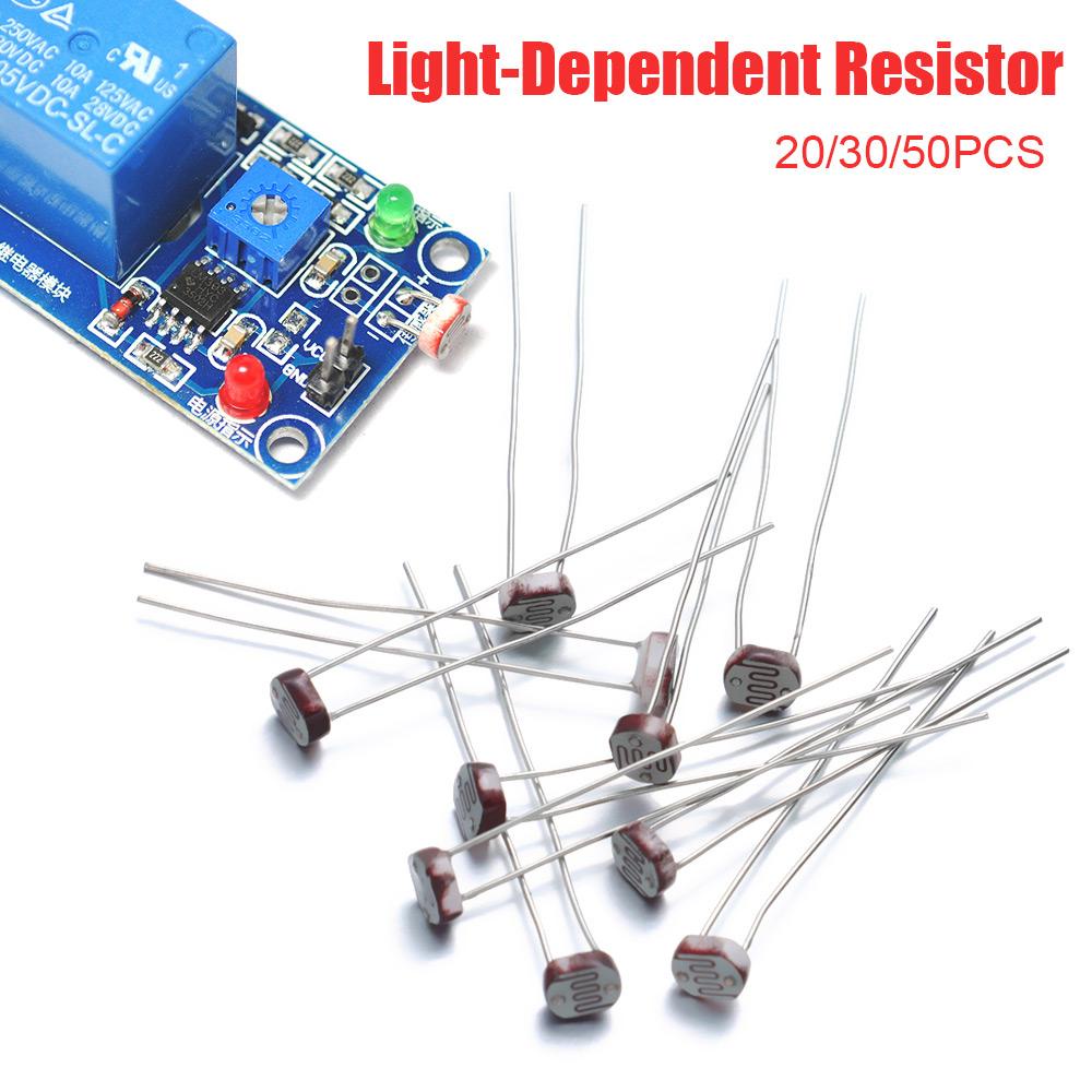 MAG Bộ 20 / 30 / 50 Cảm Biến Quang Điện Trở Arduino CDS