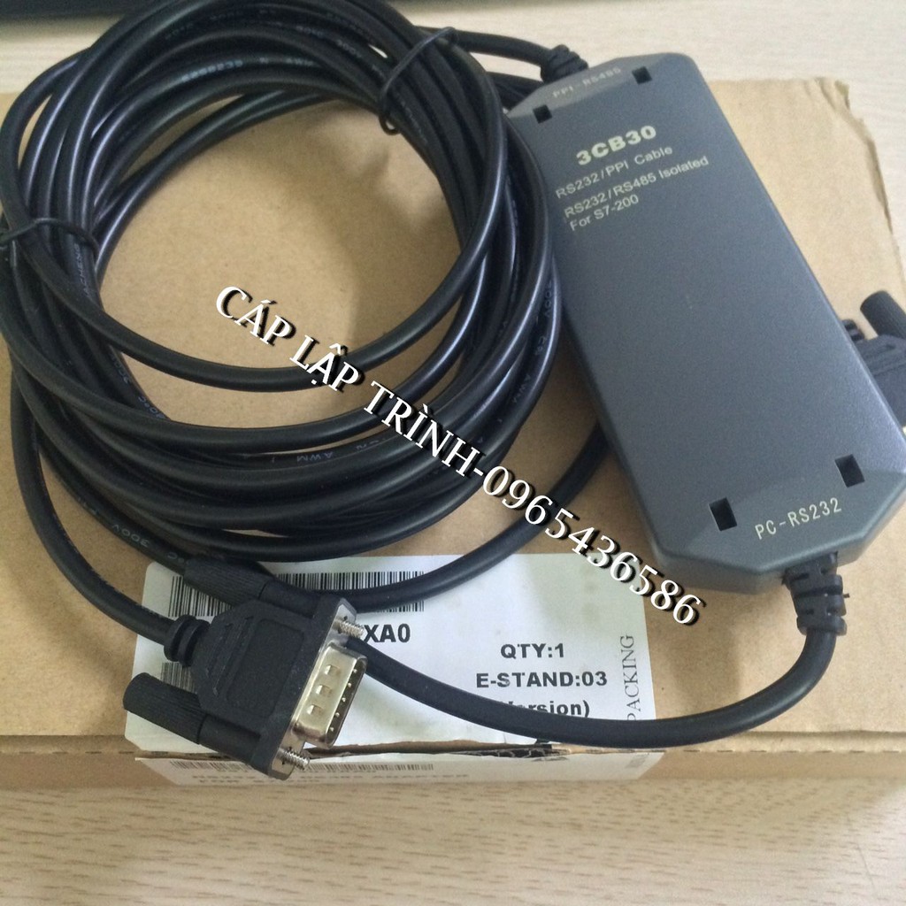 Cáp lập trình PC-PPI+ 6ES7901-3CB30-0XA0 Siemens S7-200 PLC | BigBuy360 - bigbuy360.vn