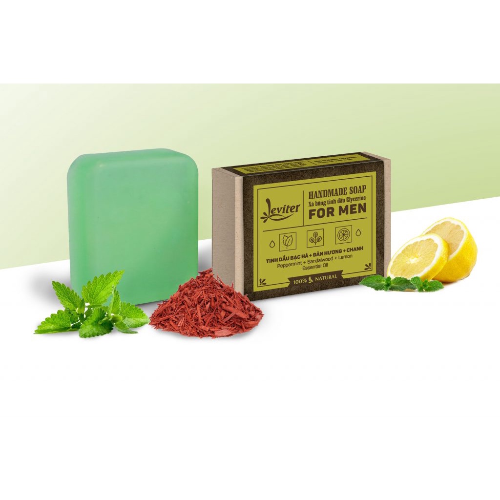 Xà Phòng Leviter Tinh Dầu Bạc Hà