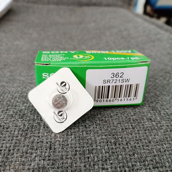 Pin đồng hồ đeo tay Sony SR416SW , SR512SW , SR516SW , SR521SW , SR716SW , SR721SW, SR916SW 1,55V chính hãng