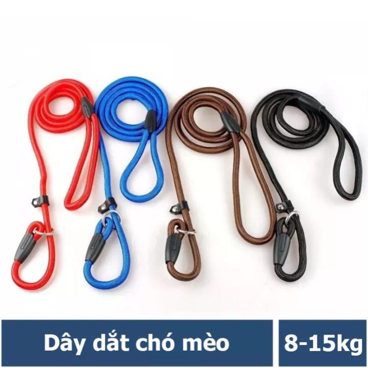 STHA - Dây dắt chó sợi tròn kiểu thòng lọng dây xích chó kỷ luật dành cho các chú chó bướng bỉnh