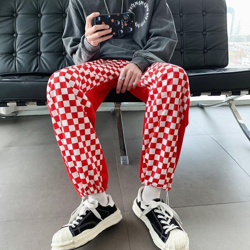 Quần LongPant Dây Rút Caro Unisex