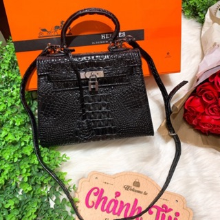 H.M Kelly da cá sấu (size 25)