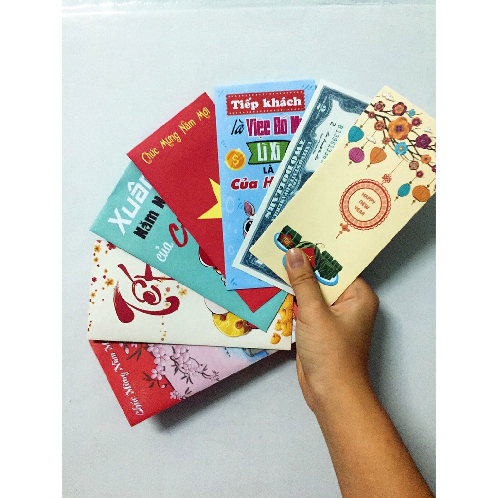 Sỉ 300 Bao Lì Xì Hot Trend 2019