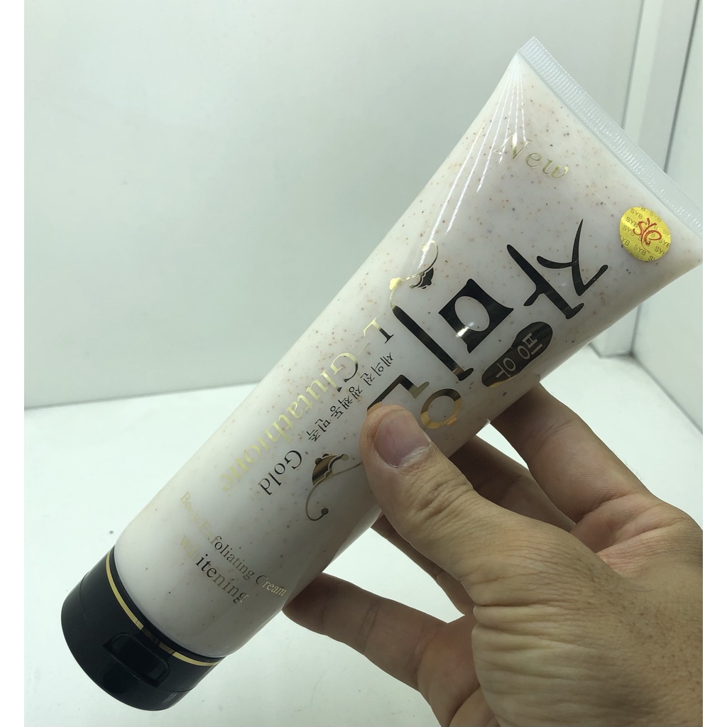 Tẩy Tế Bào Chết Có Hạt Hàn Quốc L-Glutathione whitening body exfoliating cream