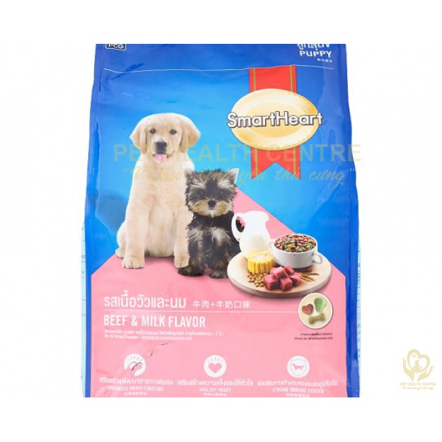 Thức ăn cao cấp cho chó con Smartheart Puppy 400g (hanpet 215)