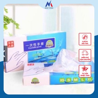 Hộp 200 gang tay nilon siêu dai qua tiện dụng - Kho Sỉ Nhật Minh