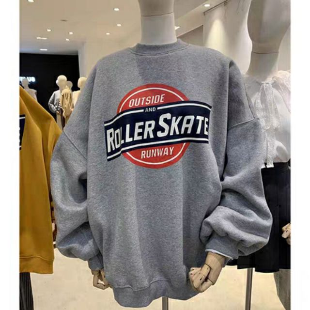 Áo Sweater nỉ bông form rộng