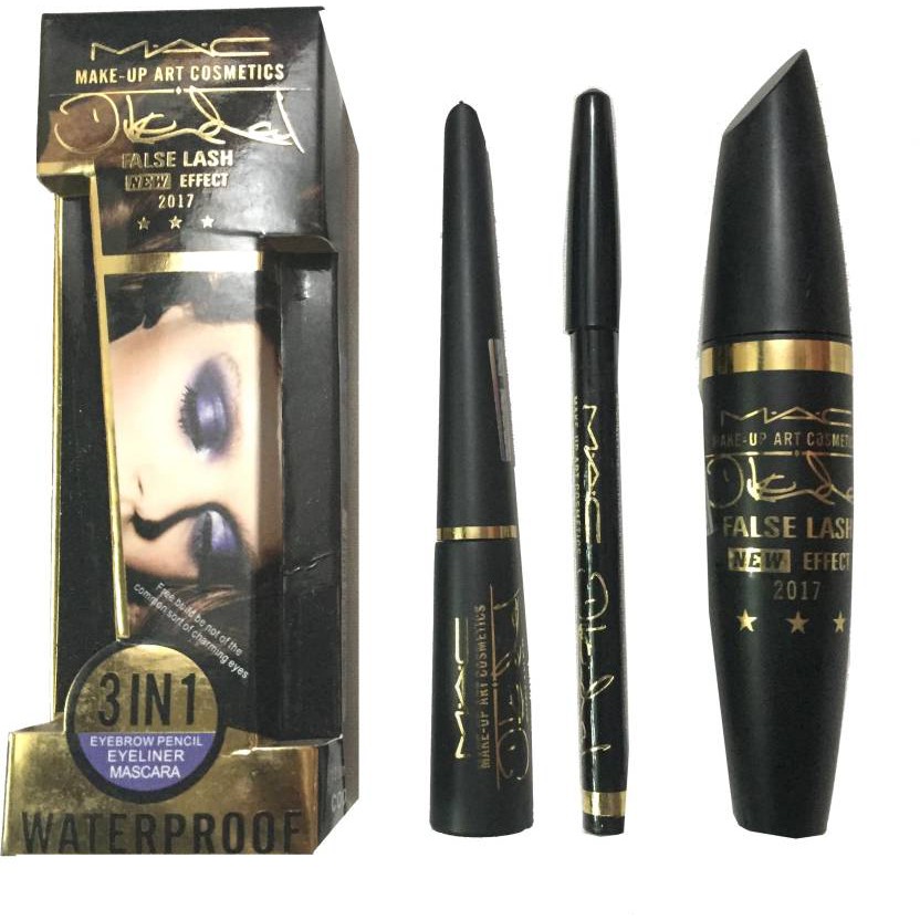 Bộ 3 Mascara (Mascara + kẻ mắt + kẻ mày)