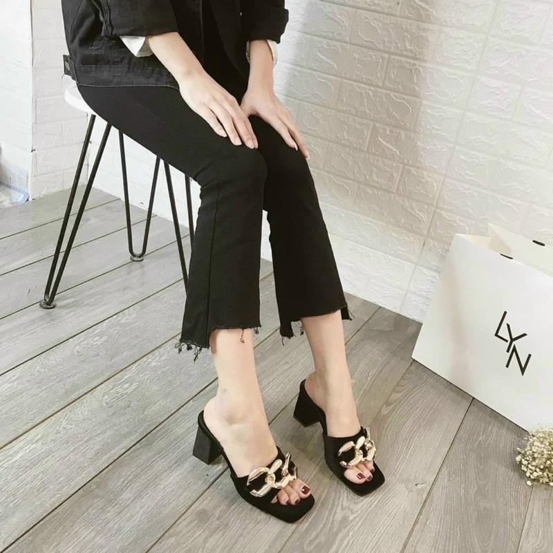 GIÀY GUỐC GÓT VUÔNG ZARA 7PHÂN