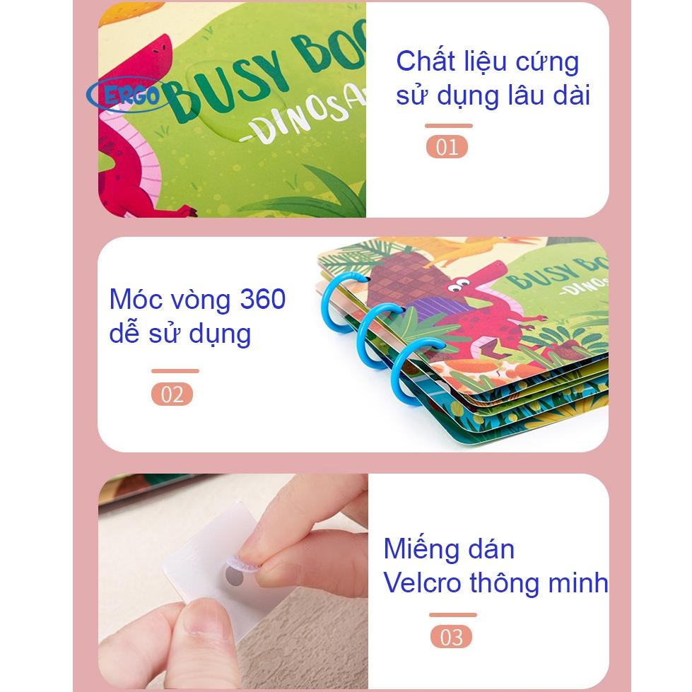 Học liệu bóc dán Montessori giáo dục sớm, luyện trí thông minh và sự tìm toi khám phá
