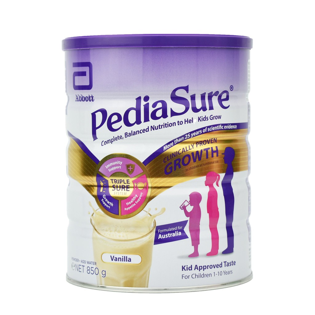 2022 Sữa bột Pediasure Úc 850g