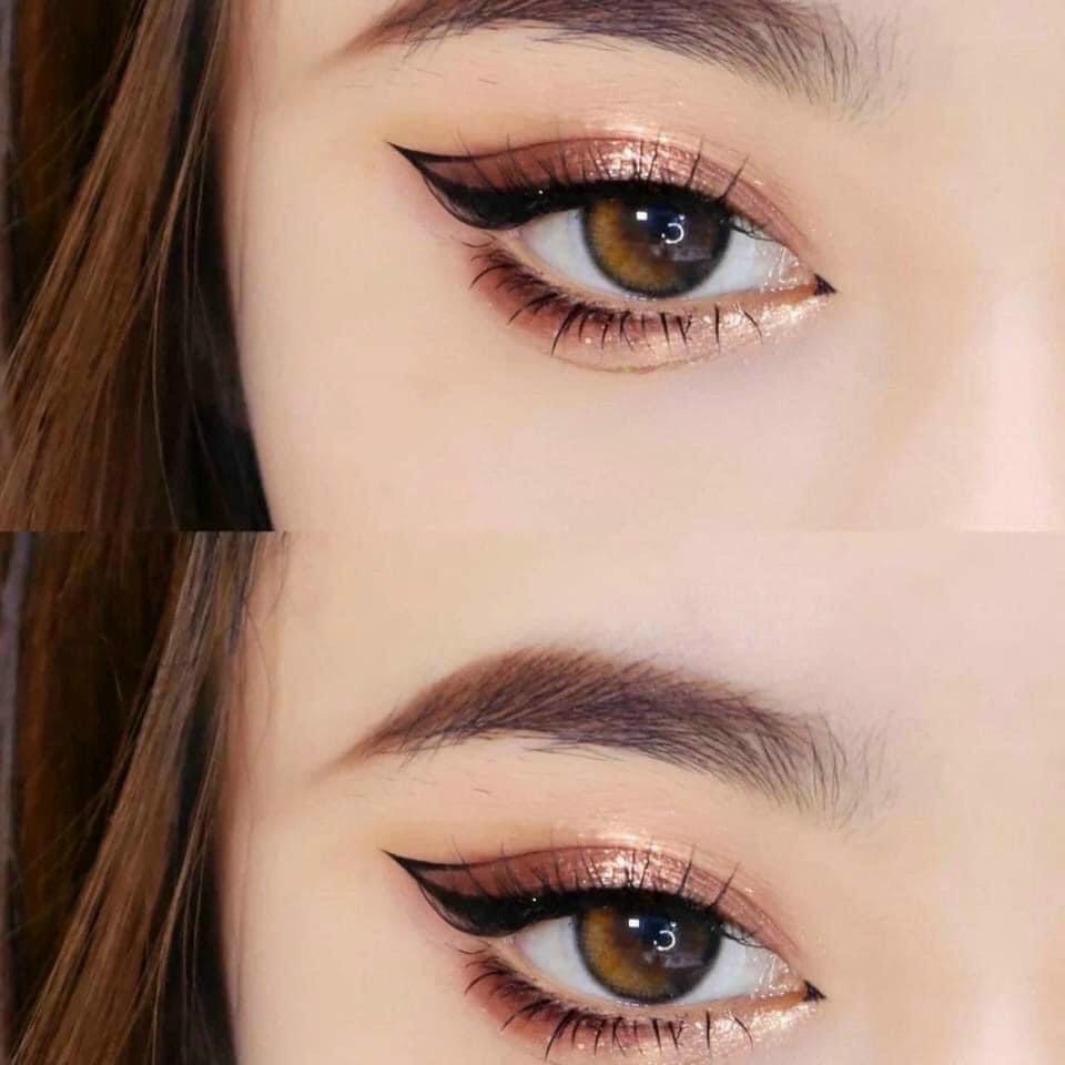 Mascara & kẻ mắt 2 đầu Thái Lan BROWIT BY NONG CHAT  giúp dài, tơi, cong mi, chống nước 24h